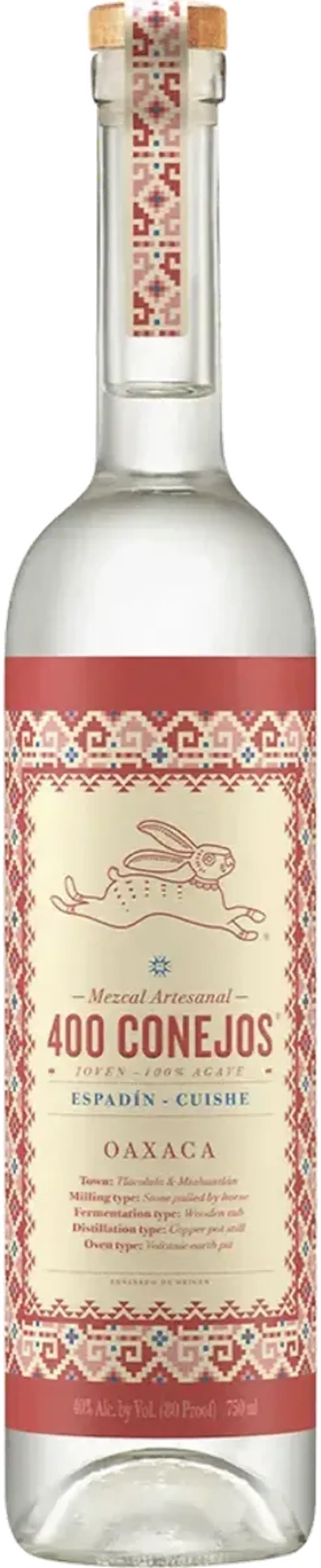 400 Conejos Mezcal Espadin Cuishe
