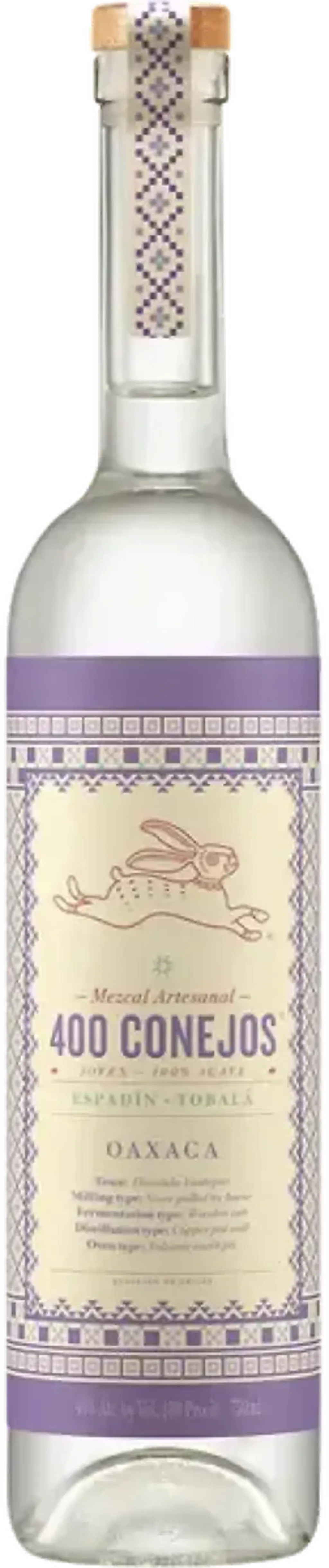 400 Conejos Mezcal Espadin Tobala