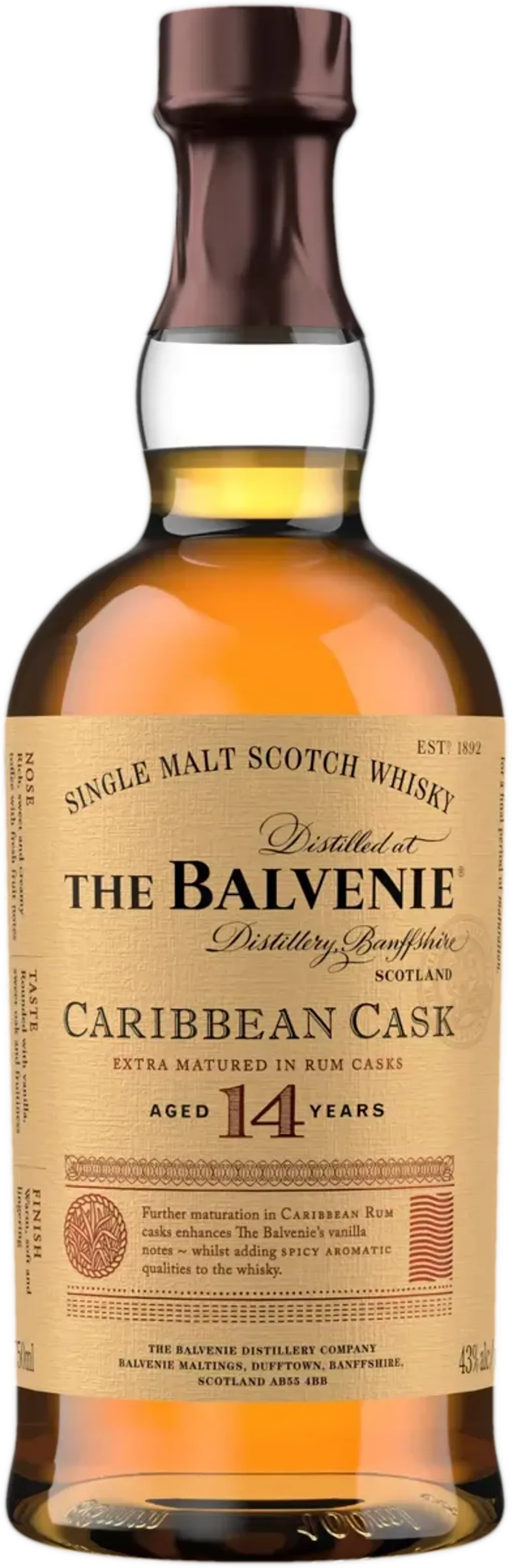 Balvenie 14 Years Caribbean Cask